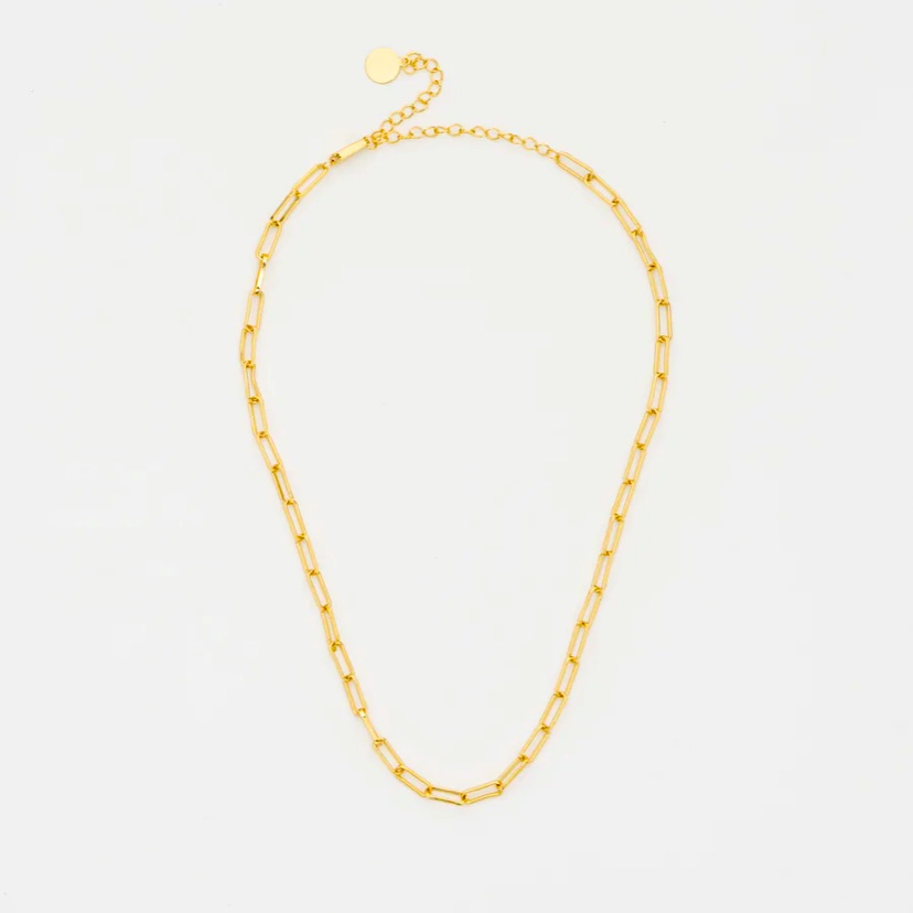 Paperclip Choker Made By Brenda Grands In The Usa 14 Inches  3 Inch Extender